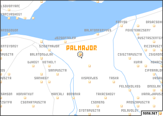 map of Pálmajor