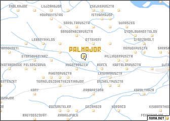 map of Pálmajor