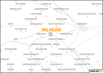 map of Pálmajor