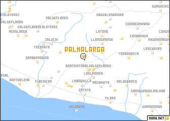 map of Palma Larga