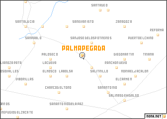 map of Palma Pegada