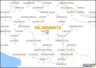 map of Palmar Bonito
