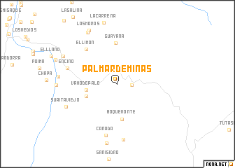 map of Palmar de Minas