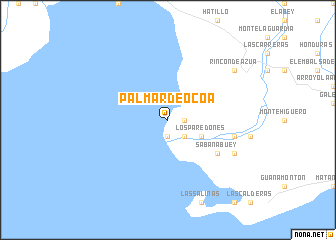map of Palmar de Ocoa