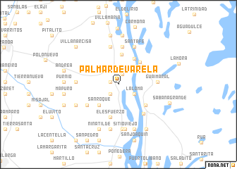 map of Palmar de Varela