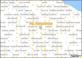 map of Palmar Grande