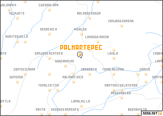 map of Palmartepec