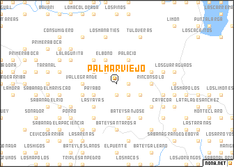 map of Palmar Viejo