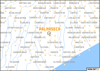 map of Palma Seca