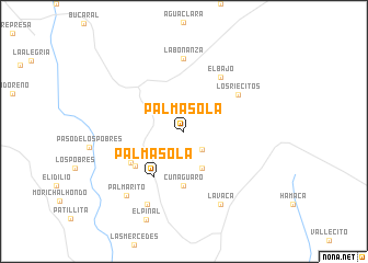 map of Palma Sola