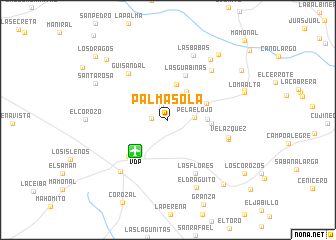 map of Palma Sola