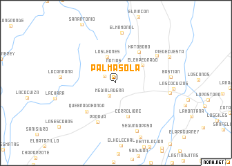 map of Palma Sola