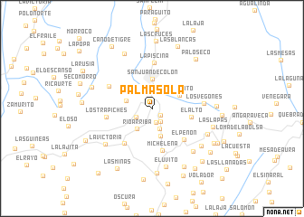 map of Palma Sola