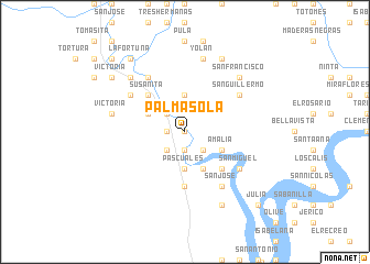 map of Palma Sola