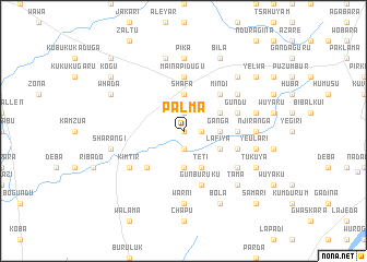 map of Palma