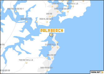 map of Palm Beach