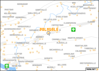 map of Palmdale