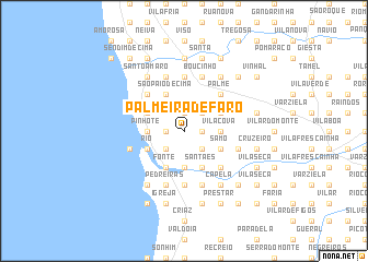 map of Palmeira de Faro