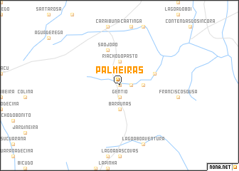 map of Palmeiras