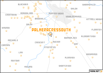 map of Palmer Acres South