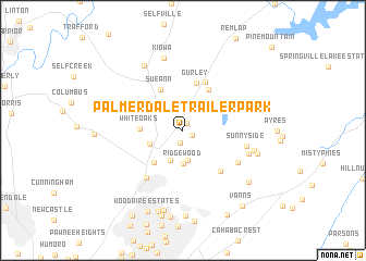 map of Palmerdale Trailer Park