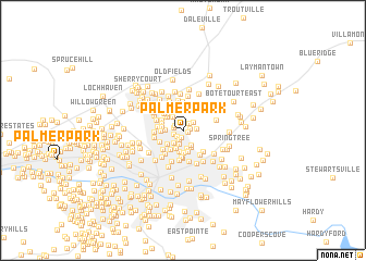 map of Palmer Park