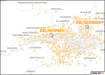 map of Palmer Park