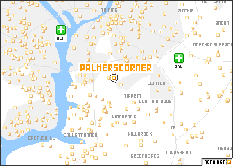 map of Palmers Corner