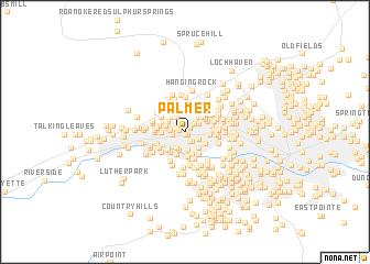 map of Palmer