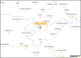 map of Palmer