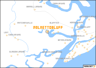 map of Palmetto Bluff