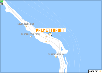 map of Palmetto Point