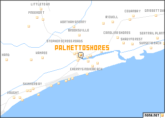 map of Palmetto Shores