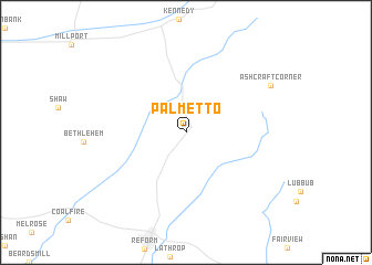 map of Palmetto