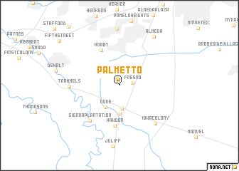 map of Palmetto