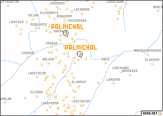 map of Palmichal