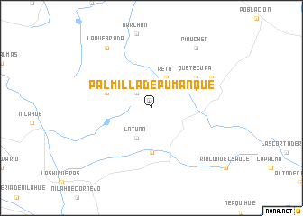 map of Palmilla de Pumanque