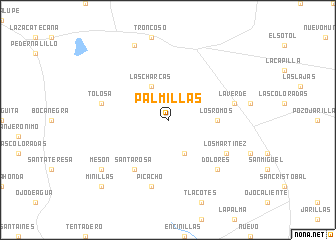 map of Palmillas