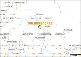 map of Palmiras Norte