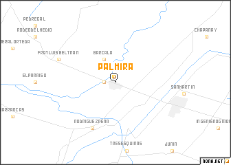 map of Palmira