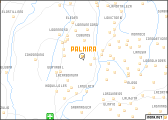 map of Palmira