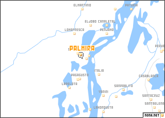 map of Palmira