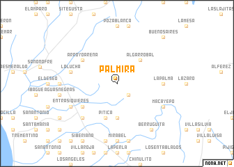 map of Palmira