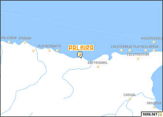 map of Palmira