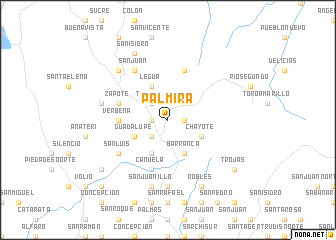 map of Palmira