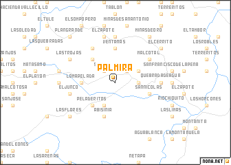 map of Palmira