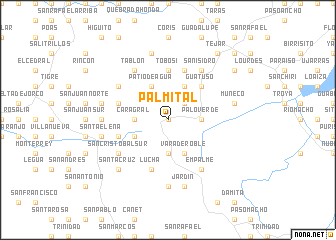 map of Palmital