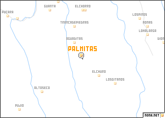 map of Palmitas