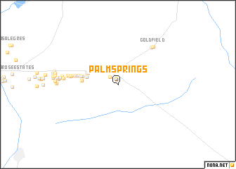 map of Palm Springs