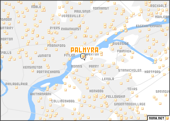 map of Palmyra